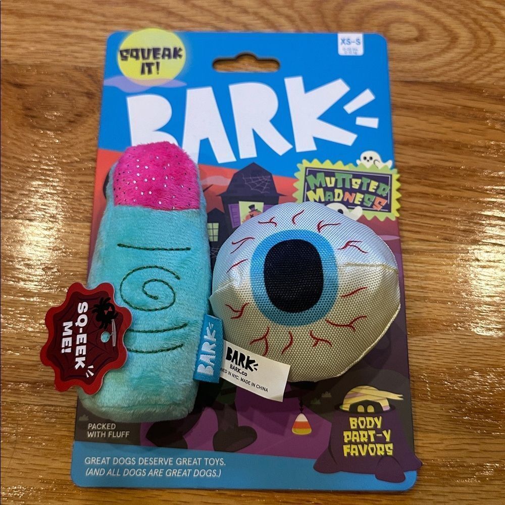 BARK Monster Dog Toys Halloween Theme